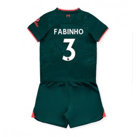 Baby Fußballbekleidung Liverpool Fabinho #3 3rd Trikot 2022-23 Kurzarm (+ kurze hosen)